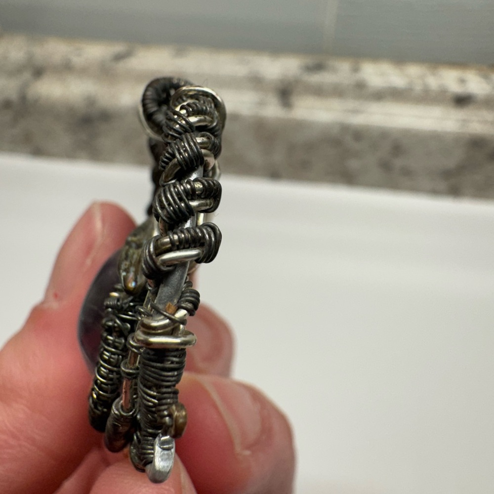 Wire Wrapped Pendant | Handmade - Picture 10 of 10